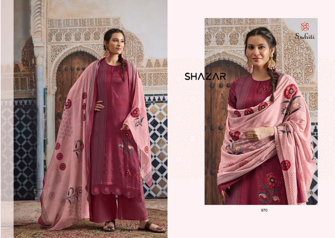 Shazar Sudriti Printed Designer Dress Material Catalog